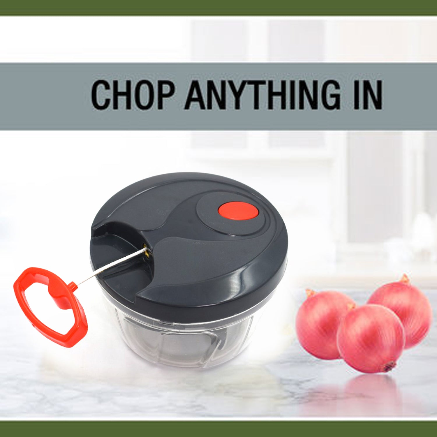 0080 V Atm Black 450 ML Chopper widely used in all types of household kitchen purposes for chopping and cutting of various kinds of fruits and vegetables etc. 0080 V Atm Black 450 ML Chopper widely used in all types of household kitchen purposes for chopping and cutting of various kinds of fruits and vegetables etc.